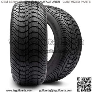 215/50-12 "Cruze" DOT Low Profile Tires for EZGO, Club Car, Yamaha Golf Carts (1, set of 2, or set of 4) (215/50-12, Set of 2 Tires)