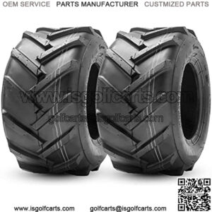 Set of 2 20x10.00-8 Lawn Mower Tires 4PR Tractor Tires Great Traction for Garden Tractors Riding Mower Golf Cart Excavators