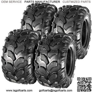 ATV Tires 18x9.5-8 Lawn Mower Tires ATV UTV Off-Road Tires Sport Golf Cart Tractor Turf Tire 18x9.50x8 All-Terrain 4PR P311 Set of 4