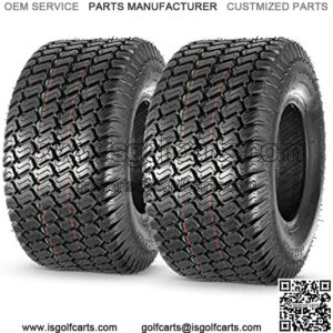 18x8.50-8 18x8.5x8 Lawn Mower Golf Cart Turf Tires 4PR P332, Set of 2