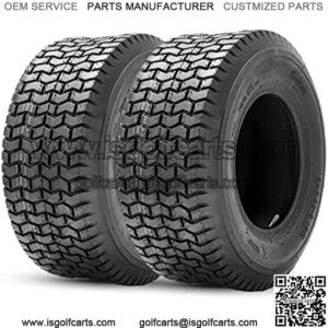 2PCS 16x6.50-8 Lawn & Garden Mower Tires Turf Friendly, 16x6.5-8 Great Traction for Garden Tractors, Walk-behind Mowers, Turf Maintenance Vehicles, Golf Carts, Snowblowers, Utility Vehicles