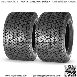24x12.00-12 Turf Lawn Mower Golf Cart Tractor Tires 4Ply P332 Tubeless, Set of 2