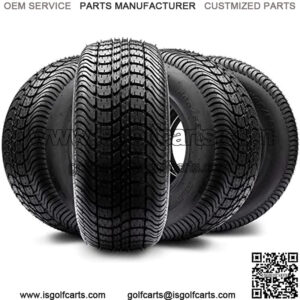 205/65-10 DOT Street Tires for EZGO, Club Car, Yamaha Golf Carts (205/65-10, Set of 4 Tires)