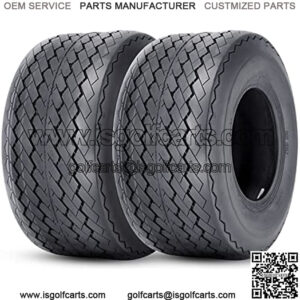 18x8.5-8 Golf Cart Tires, 18x8.5x8 4PLY All Terrain Club Cart Off Road Tires Set of 2, Tubeless