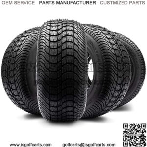 205/50-10 DOT Street Tires for EZGO, Club Car, Yamaha Golf Carts (205/50-10, Set of 4 Tires)