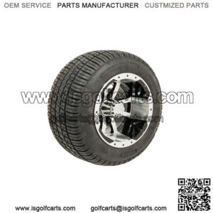 Set of 4 10" Storm Trooper Golf Cart Wheels on 205/50-10 (18") Tires