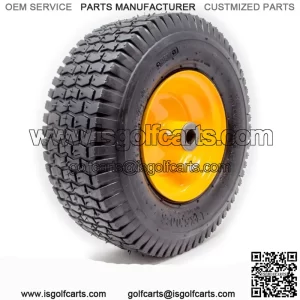 2PK 13x5.00-6 Turf Tire & Rim Assembly for Lawn Garden Tractors Golf Carts 2 PLY