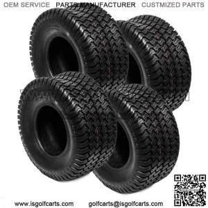 4PK 18x8.50-8 18x8.50x8 Lawn Mower Golf Cart Turf Tires P512 4PR Tubeless