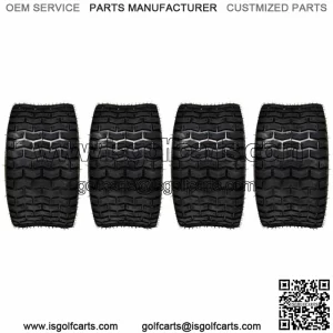 4PK 13/6.50-6 13/6.50X6 13x6.50-6 Golf Cart Lawnmower Turf Tread 4 PLY Tires