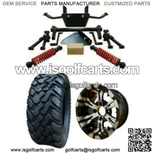 Yamaha Drive Mud Terrain Tire/Wheel Combo & 6" A-Arm Lift Kit Bundle