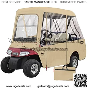 Greenline 2 Over 4 Passenger Golf Cart Enclosure by Eevelle (68" L x 48" W x 64" H)