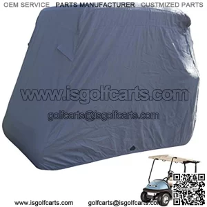 4 Seater Golf Cart Cover roof 80" L (Grey, Taupe, or Green), Fits E Z GO, and Yamaha G Model - Fits GEM e2
