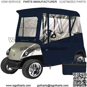 2 Passenger Yamaha Drive Golf Cart Enclosure, Heavy Duty Vinyl Backed 300D