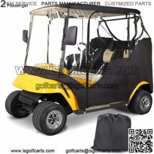 2 Passenger Golf Cart Enclosure for EZGO TXT  Waterproof Sunproof Cover
