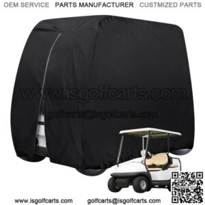 Waterproof 4 Passenger Golf Cart Cover Fits EZ Go/Club Car/Yamaha Dust Sunproof