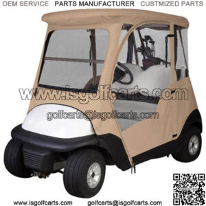 Club Car Precedent Golf Cart Enclosure - Driveable and High Quality - TAN