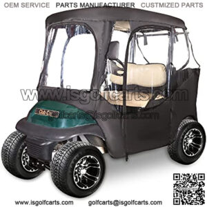 Golf Cart Enclosure 2 Passenger for Club Car DS & Precedent Universal Waterproof Golf Cart Rain Cover