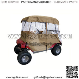 Deluxe 4-Sided Golf Cart Enclosure for 54" - 61" Top
