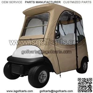 Classic Accessories Club Car Precedent 2 Passenger Khaki Golf Cart Enclosure