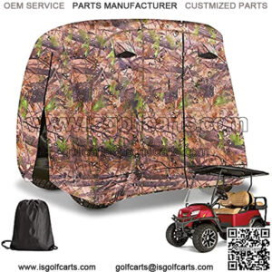 Universal Golf Cart Cover, 4 Passenger Golf Cart Storage Cover for EZGO, Club Car, Yamaha, Rainproof Waterproof Sunproof Dustproof Protection