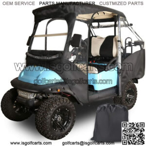 4 Passenger 600D Golf Cart Enclosure Fit Club Car Precedent Windproof Waterproof