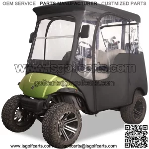 2 Passenger Golf Cart Enclosure for Yamaha G14 G22 G29 Waterproof Driving Cover