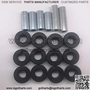 Dr.Acces Club Car DS Front or Rear Leaf Spring& Front Upper A Arm Suspension for Club Car DS Golf Cart,Bushing and Sleeve Kit