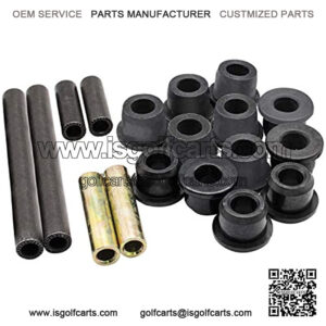 Front Leaf Spring and Front Upper A Arm Suspension for Club Car Precedent and 2018-up Tempo Golf Cart,Bushing and Sleeve Kit