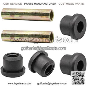 Club Car DS Bushing and Sleeve Kit for Front Leaf Spring Fits Gas and Electric Golf Cart OEM #1015583#1012303