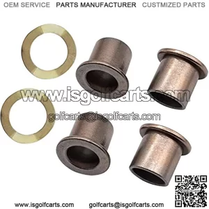 Club Car Precedent 2004 UP&Tempo 2018 UP Spindle Bushings Upper and Lower Bushings Bronze, King Pin Wave Washer