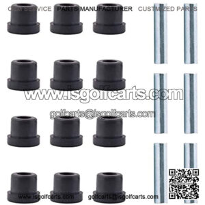 Rear Leaf Spring Bushing & Sleeves Kits for Club Car Golf Cart 1981-up & TXT/Medalist 1994-up