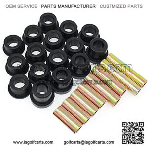 New Bushing Kit Replacement for Bushings Front or Rear Leaf Spring& Front Upper A Arm Suspension for Golf Cart Bushing and Sleeve Kit 1992 and up Models