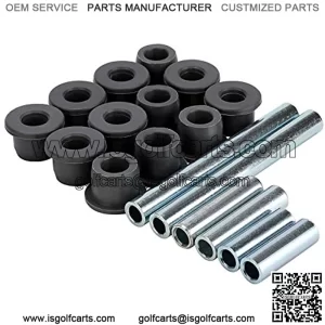 Front Lower End and Control Arm Bushing Sleeve Kit for Precedent Golf Cart, Replace OEM# 102289901, 102956201, 102288101, 102287701, 1102287601