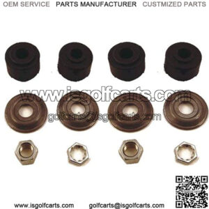 (2 Golf Cart Shock Absorber Bushing Kits Fits (1982+) and Precedent Two Front/Rear Stud