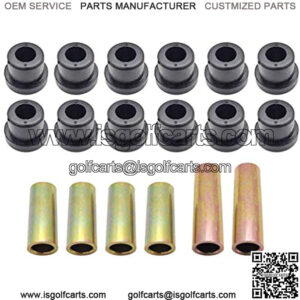 #1016346#1016349#1016350 Bushing & Sleeve Kit for Club Car DS Golf Cart Front/Rear Leaf Spring and Front Upper A Arm Suspension Replacement