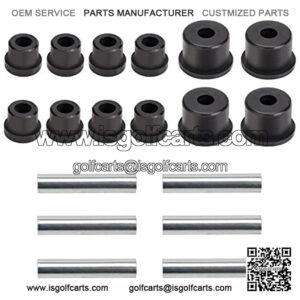 Golf Cart Rear Leaf Spring Spacer Flanged Bushing Kit for RXV 2008-up Gas and Electric, 16pcs/Set