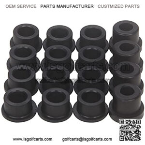 Bushing and Sleeve Kit for Club Car Ds, Golf Cart Front or Rear Leaf Spring and Front Upper A Arm Suspension, for 1992 and up DS Models