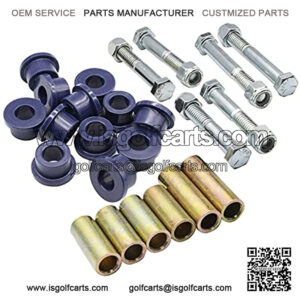 Front or Rear Leaf Spring& Front Upper A Arm Suspension for Club Car DS Golf Cart,Bushing and Sleeve & Screw Kit