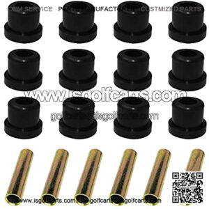 Golf Cart Rear Leaf Spring Bushing Kits for Club Car Ds and Club Car Ds Bushings Front or Rear Leaf Spring Bushing with Sleeve Kits 1015583 1012303