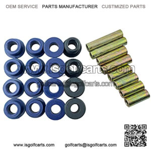 Golf Cart Front or Rear Leaf Spring & Front Upper A Arm Suspension,Bushing and Sleeve Kit fit Club Car DS Models Gas & Electric 1981 + UP??Club Car DS and TXT 1994-UP