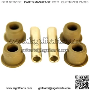 Club Car Precedent Front Wheel 2X Leaf Spring and 4X Bushing Kit with Premium Quality Long Lasting Bushings. Replaces OEM Sleeve Part No#: 102288101 and Bushing Part No#: 102287401/102956201.