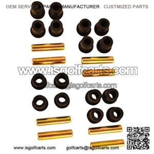 Club Car Precedent Golf Cart Heavy Duty Rear Leaf Spring Bushing and Sleeve kit
