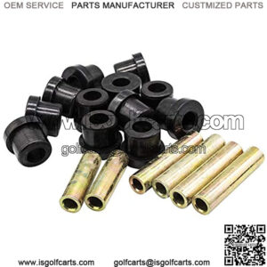 Front Upper A Arm Suspension for Club Car DS Gas Electric Golf Cart,Bushing and Sleeve Kit 1016346 1016349 1016350