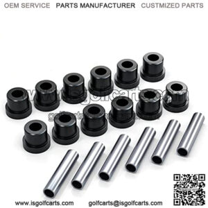 Rear Leaf Spring Bushing & Sleeves Kits for Club Car DS Golf Cart 1981-up & EZGO TXT/Medalist 1994-up, Replaces OEM 70289-G02 70291-G01 1012303 1015583