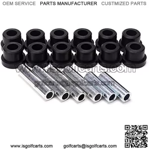 Rear Leaf Spring & Shackle Bushing Sleeve Kit for Club Car Precedent 2004-up Golf Cart, OEM# 102506401 102506601 102506301