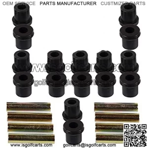 Club Car DS Golf Cart Front & Rear Leaf Spring Bushing Kit for 1981-Up Models