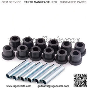 Rear Leaf Spring Bushing & Sleeves Kits for Club Car DS Golf Cart 1981-up & EZGO TXT/Medalist 1994-up