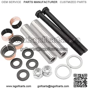 EZGO TXT/PDS Golf Cart Bushing Spindle King Pin Tube,Claw Copper Sleeve Kit Replaces#70648-G01 70749G01 70745G01