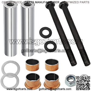 Golf Cart Spindle Bushings Kit fit EZGO RXV 2008-UP & EZGO TXT/PDS 2001-UP, Bushing Spindle, King Pin Tubes, ClCopper Sleeves Kit, OEM#70648-G01 70749G01 70745G01