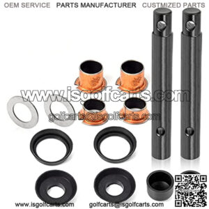 Steering Knuckle King pin & Bushing Repair Kit Compatible with Yamaha Golf Cart G2 G8 G9 G11 G14 G16 G19 G20 1985-2001
